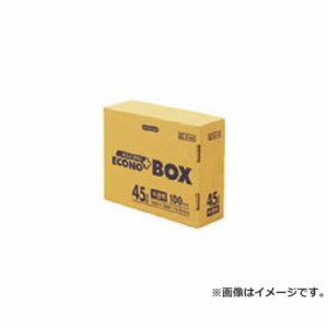 サニパック E-44エコノプラスBOX45L半透明 100枚 E44HCL 100枚入 [r20][s9-010]