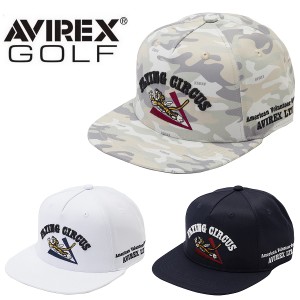 アヴィレックス ゴルフ キャップ フライングタイガー モック平つばキャップ メンズ AVIREX GOLF AVG3S-CP11