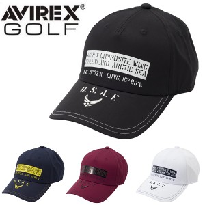 アヴィレックス ゴルフ キャップ U.S.A.F.M型キャップ メンズ AVIREX GOLF AVG3S-CP8