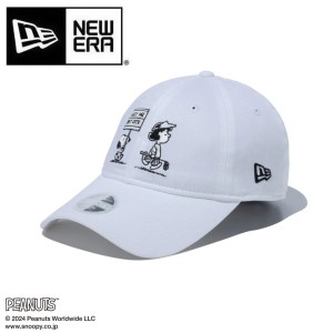 ニューエラ ゴルフ キャップ Women’s 9TWENTY ロングバイザー PEANUTS ピーナッツ ホワイト NEW ERA (14124324)