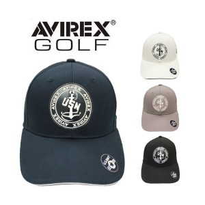 アヴィレックス ゴルフ キャップ アンカーワッペンキャップ メンズ レディース AVIREX GOLF AVXBB1-38C