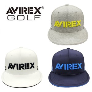 アヴィレックス ゴルフ キャップ マリンボーダー フラットキャップ メンズ レディース AVIREX GOLF AVXBB1-40C