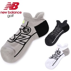 ニューバランス ゴルフ ソックス 抗菌防臭 シューズ柄 アンクルソックス メンズ new balance golf 012-4986003 【メール便配送】