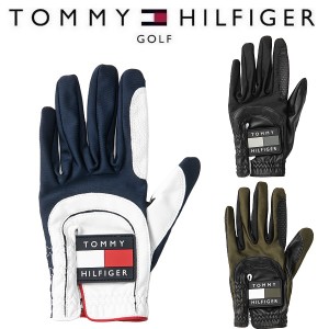 トミー ヒルフィガー ゴルフ TOMMY HILFIGER GOLF ゴルフ グローブ ワンサイズ メンズ 左手用 男性用 THMG300M　【メール便配送】