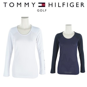 トミーヒルフィガー ゴルフ レディース Uネック インナーシャツ TOMMY HILFIGER GOLF THLA438 2024年春夏モデル