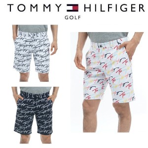 トミーヒルフィガー ゴルフ メンズ ロゴグラフィック ショートパンツ TOMMY HILFIGER  THMA335 2023年春夏モデル