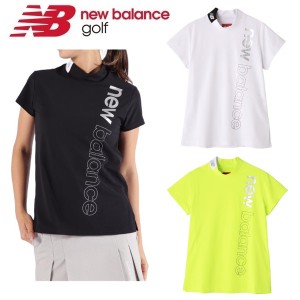 ニューバランス ゴルフ レディース 接触冷感 UPF50＋ 半袖 モックネック プルオーバー New Balance Golf 012-4166504 2024年春夏モデル