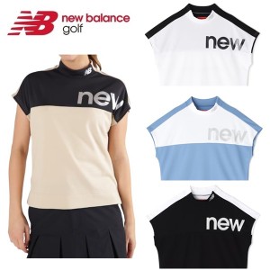 ニューバランス ゴルフ レディース フレンチスリーブ モックネック プルオーバー New Balance Golf 012-4166505 2024年春夏モデル