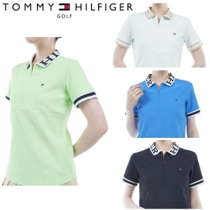 トミーヒルフィガー ゴルフ レディース ハイテンション ハーフジップモックシャツ TOMMY HILFIGER GOLF THLA420 2024年春夏モデル
