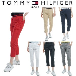 トミーヒルフィガー ゴルフ レディース ツイル ベーシックカプリパンツ TOMMY HILFIGER THLA426 2024年春夏モデル