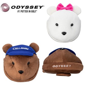 オデッセイ ゴルフ ベア パターカバー SS 24 JM マレット型 Odyssey bear Mallet Putter Cover 24 JM (5524168) (5524169)