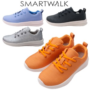 SMARTWALK スマートウォーク SW-1018 レディースカジュアルシューズ 高感度コンフォート 超軽量 ツボ押し 歩きやすい オシャレ リーズナ