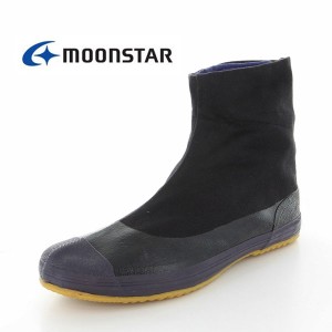 MOONSTAR ムーンスター メンズレディース マジックフィッター5枚丈 地下足袋 先丸タイプ 面ファスナー 綿厚織 丈夫 ワンタッチ マジック