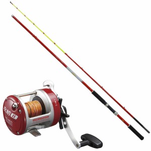 船タコ・堤防タコ釣り入門 ロッド＆リールセット タコVX２ 240 ＆ 両軸リール 攻蛸2 PEライン8号50m付 (takoset-33)｜タコ釣り セット タ