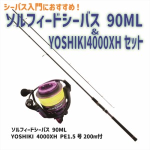 ソルフィードシーバス 90ML＆YOSHIKI4000XHセット(seabassset-025)｜シーバスセット PROMARINE CB ソルフィードシーバス 90ML & YOSHIKI 