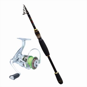 振出コンパクトアイスティックシーバスセット8ft（seabassset-046)｜GLORY FISH アイスティックモバイル2 8ft & スポーツライン MS V-MAX