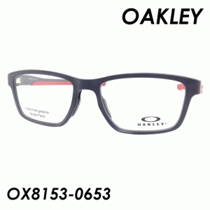 OAKLEY(オークリー) メガネ METALINK(メタリンク) OX8153-0653　53mm　Stn Black/ Rdln