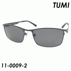 TUMI (トゥミ)  偏光サングラス  11-0009  col.2  58mm  偏光レンズ  [マットグレー/偏光スモーク]  TITANIUM  UV Protection