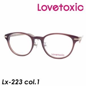 Lovetoxic(ラブトキシック) メガネ Lx-223 col.1［パープルグレー］ 48ｍｍ