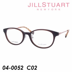 JILL STUART ジルスチュアート 子供用メガネ 04-0052 col.02 ブラウン/ゴールド 47mm TITANIUM キッズ