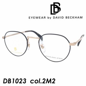 EYEWEAR by DAVID BECKHAM(アイウェア バイ デビッド ベッカム) メガネ DB1023 col.2M2 BLACK GOLD 49mm