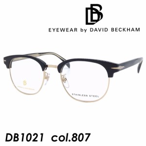 EYEWEAR by DAVID BECKHAM(アイウェア バイ デビッド ベッカム) メガネ DB1012 col.807 BLACK 50mm