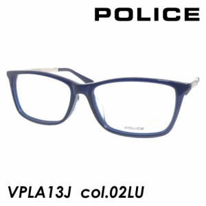 POLICE(ポリス) メガネ VPLA13J col.02LU(ネイビー/シルバー) 54mm