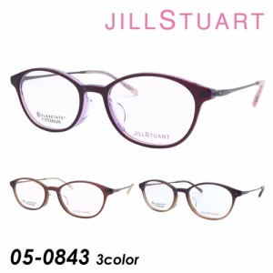 JILL STUART ジルスチュアート メガネ 05-0843 C01/C02/C03 49mm TITANIUM チタン FLEXETATE