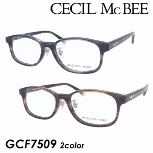 glitter by CECIL McBEE グリッター バイ セシルマクビー メガネ GCF7509 col.1/2 49mm 2color