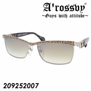A’rossvy(ロズヴィー) サングラス 209252007 58mm 2021 Vol.21 ロズビー ロズヴィ 日本製 925Silver シルバー ブラウン ゴールド