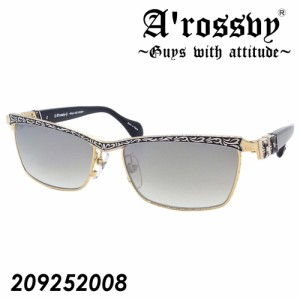 A’rossvy(ロズヴィー) サングラス 209252008 58mm 2021 Vol.21 ロズビー ロズヴィ 日本製 925Silver ゴールド ブラック シルバー