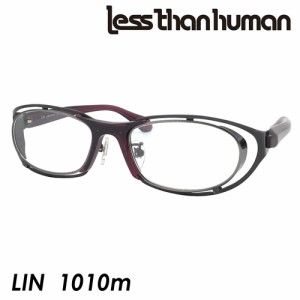 less than human レスザンヒューマン メガネ LIN col.1010m 52mm アンティックシルバー 日本製