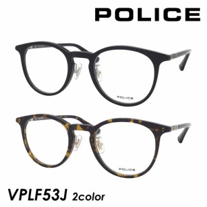 POLICE ポリス メガネ VPLF53J col.0700/0722 47mm ボストン イーグルロゴ 2color