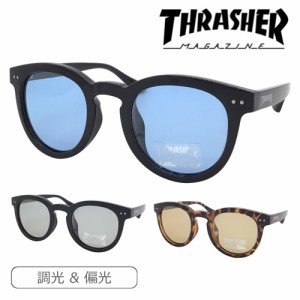 THRASHER スラッシャー 偏光・調光サングラス POLLUX 1050 col.BK-BLC/BK-SMC/DM-BRC 49mm 紫外線 UVカット Polarized 3color