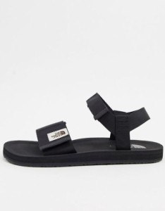 ノースフェイス メンズ サンダル シューズ The North Face Skeena sandal in black Tnf black/tnf black