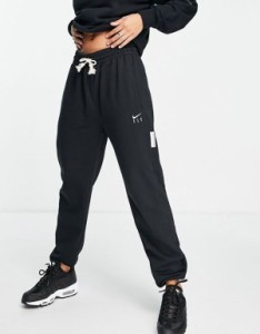 ナイキ レディース カジュアルパンツ ボトムス Nike Basketball Fly Standard Issue sweatpants in black - BLACK Black