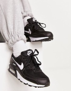 ナイキ レディース スニーカー シューズ Nike Air Max 90 sneakers in black Black