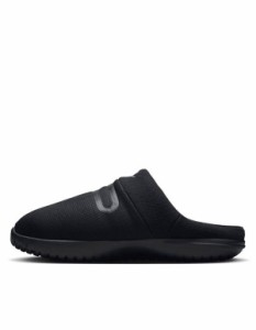 ナイキ メンズ スニーカー シューズ Nike Burrow slipper in black Black