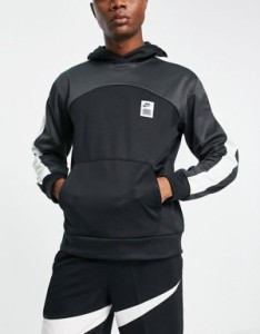 ナイキ メンズ パーカー・スウェット アウター Nike Basketball hoodie in black Black