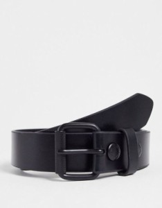 フレッドペリー メンズ ベルト アクセサリー Fred Perry logo belt in black Black