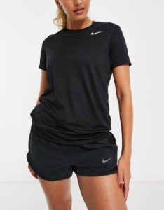 ナイキ レディース シャツ トップス Nike Training Dri-FIT top in black Black