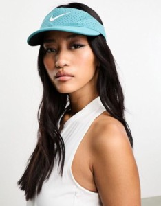 ナイキ レディース 帽子 アクセサリー Nike Training visor in blue LIGHT BLUE