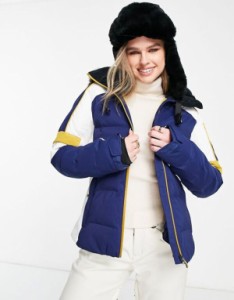 ロキシー レディース ジャケット・ブルゾン アウター Roxy Snow Blizzard ski jacket in navy Navy