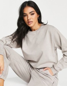 エイソス レディース パーカー・スウェット アウター ASOS 4505 ultimate sweatshirt in oat milk Oatmilk