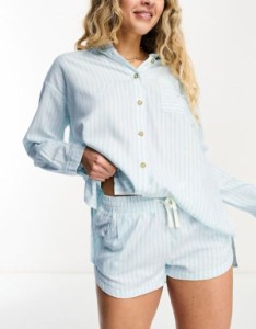 ビラボン レディース シャツ トップス Billabong In The Tide Road Trippin beach shirt in stripe - part of a set Multi