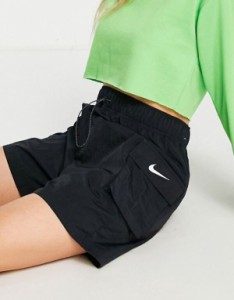 ナイキ レディース ハーフパンツ・ショーツ ボトムス Nike Essential woven shorts in black Black