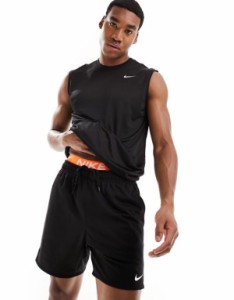 ナイキ メンズ ベスト トップス Nike Training Dri-FIT tank top in black Black