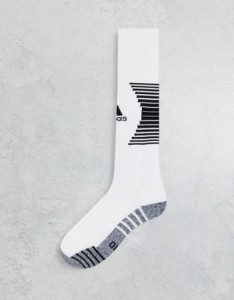 アディダス メンズ 靴下 アンダーウェア adidas Football Team Speed 3 socks in white WHITE