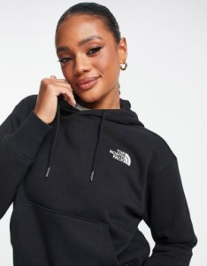 ノースフェイス レディース パーカー・スウェット アウター The North Face Essential oversized hoodie in black Exclusive at ASOS Bla