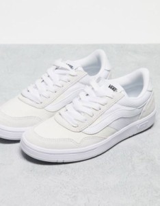 バンズ レディース スニーカー シューズ Vans Cruze sneakers in triple white WHITE